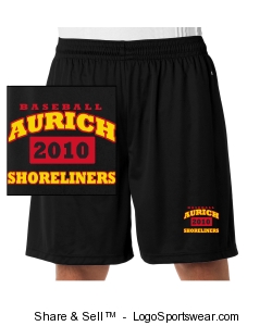 Official 2010 Team Workout shorts Design Zoom